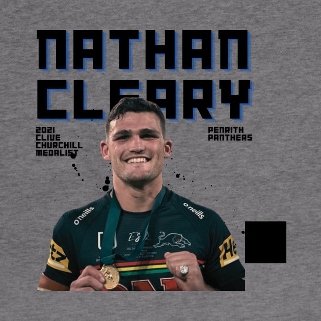 Nathan Cleary Clive Churchill medalist by Lottz_Design 